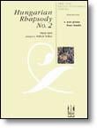 Hungarian Rhapsody No. 2 piano sheet music cover Thumbnail